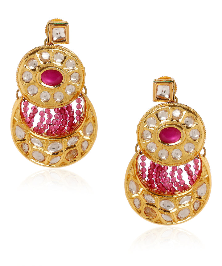 Minaki Pushp Kundan Set