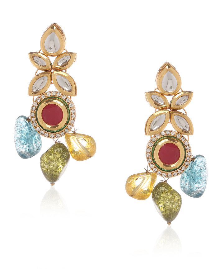 Minaki Navratan Kundan Set