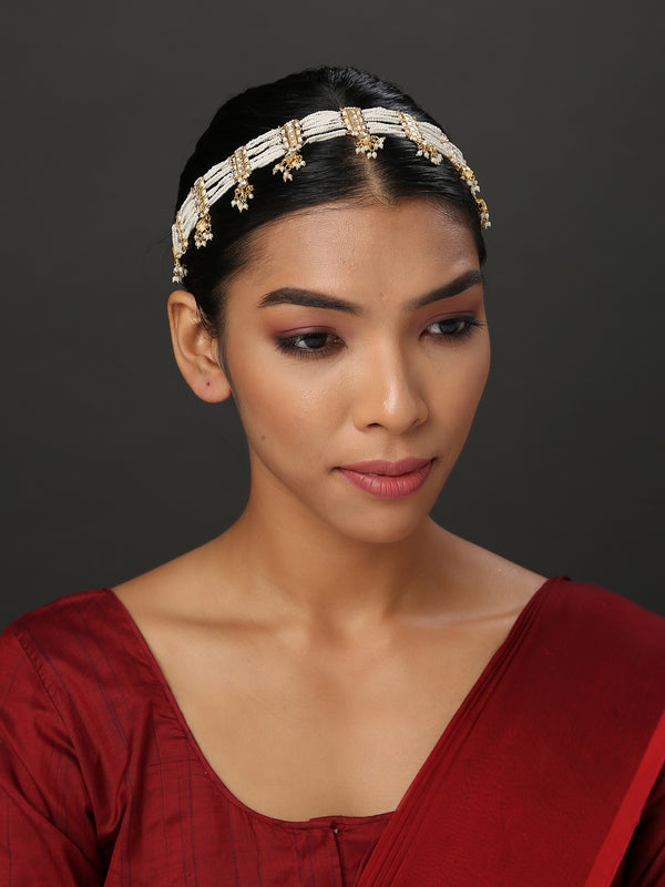 Pearl Sheeshphool - Utsav Collection