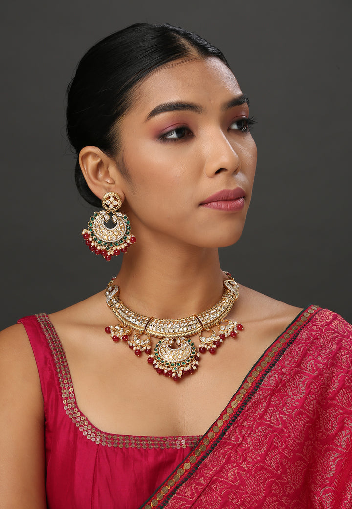 Minaki Sukriti Kundan Set - Utsav Collection