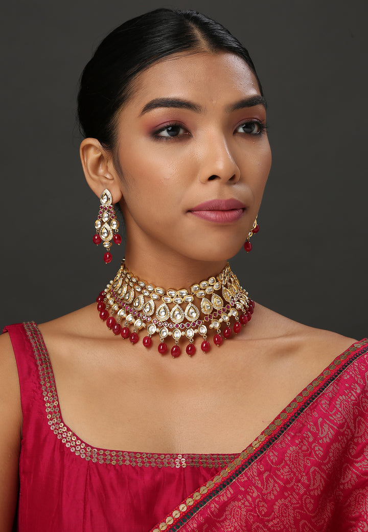 Minaki Arunima Kundan Set - Utsav Collection