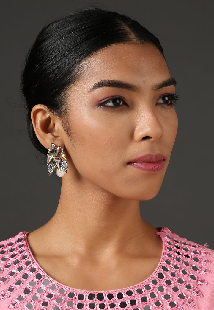 Minaki Bouquet Ear-Studs - Utsav Collection