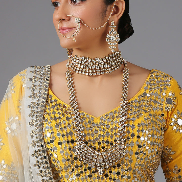 Minaki Riwaayat Kundan Set - Long