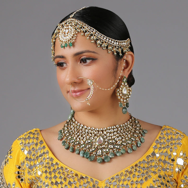 Minaki Aafreen Bridal Kundan Set