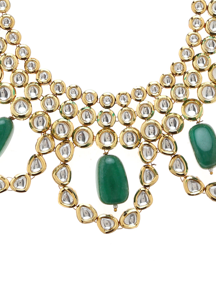 Minaki Qurbat Kundan Set