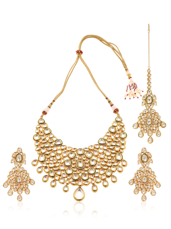 Minaki Shahnaz Bridal Kundan Set
