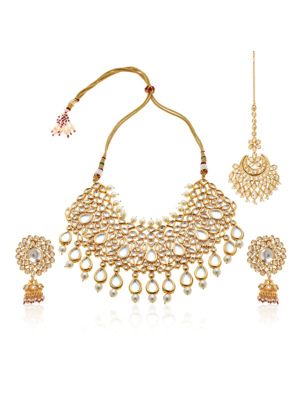 Minaki Inayat Kundan Jewellery Set