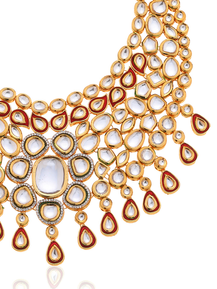 Minaki Rajputana Kundan Set