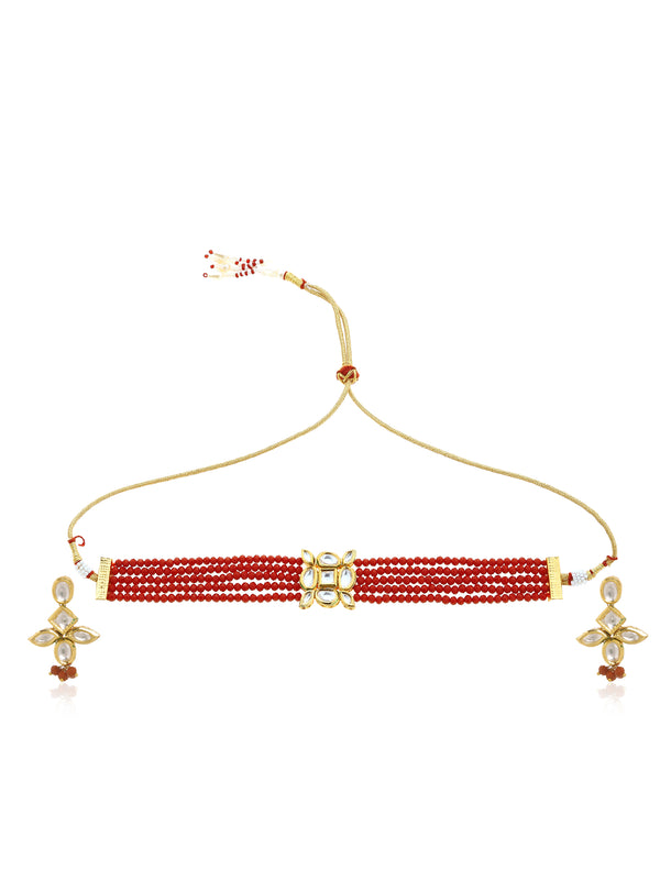 Minaki Lalima Kundan Choker Set