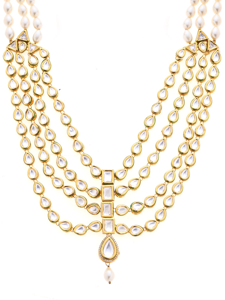 Minaki Shazmaah Layered Kundan Set