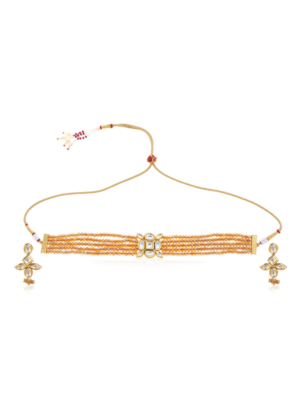 Minaki Sharleez Kundan Choker Set