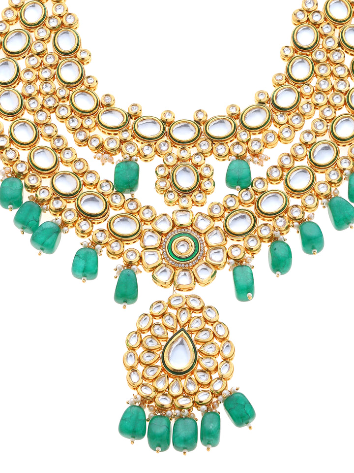 Minaki Mohini Kundan Set