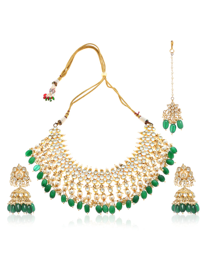Minaki Benazir Kundan Bridal Set