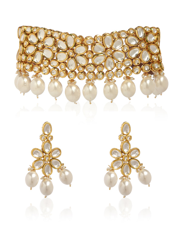 Minaki Amyra Kundan Choker Set