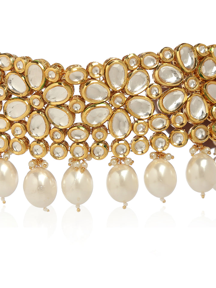 Minaki Amyra Kundan Choker Set