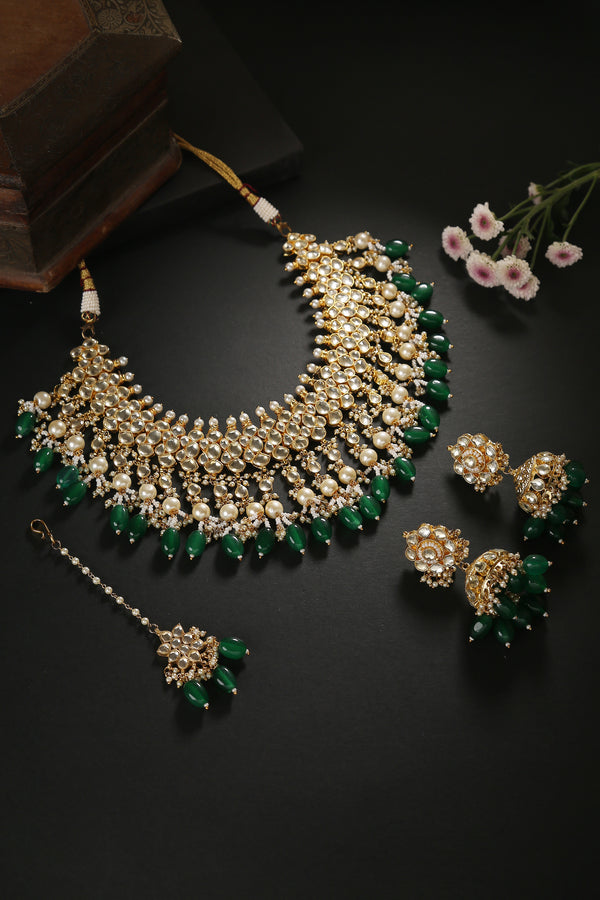 Minaki Benazir Kundan Bridal Set