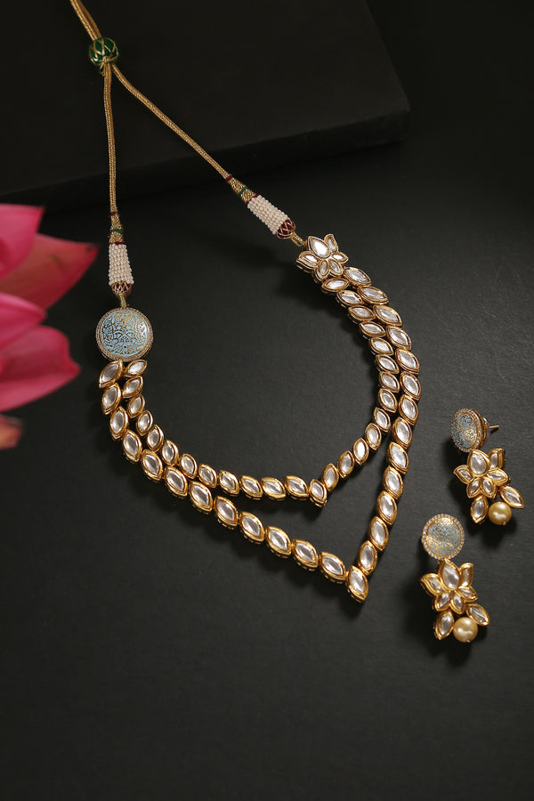 Minaki Raag Kundan Necklace
