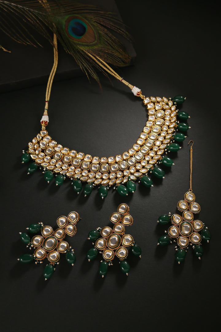 Minaki Habiba Kundan Bridal Set