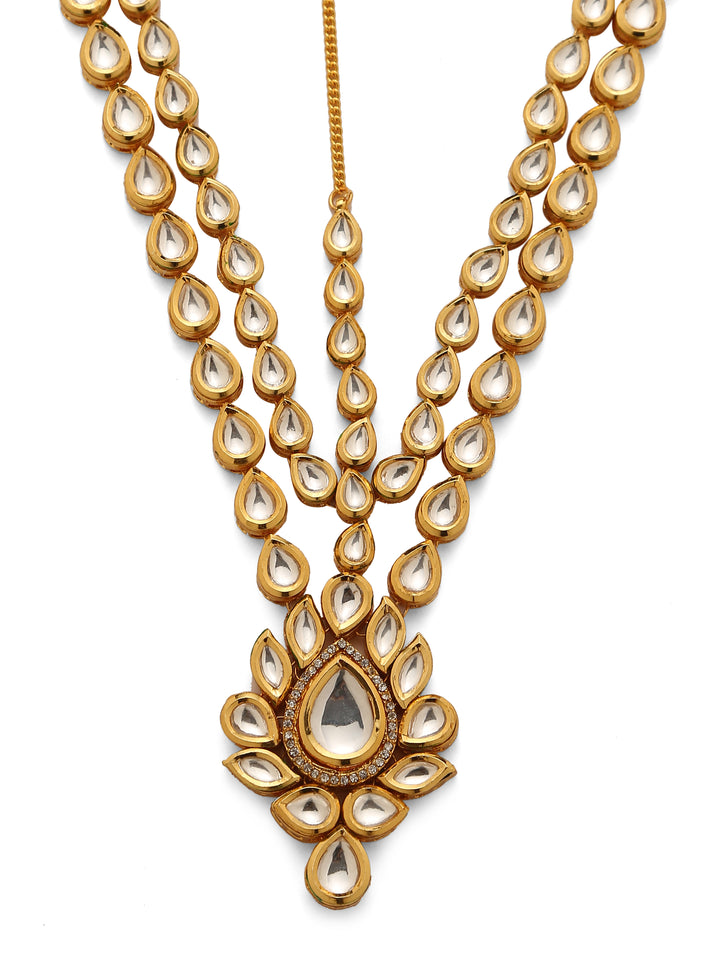 Minaki Aroosi Kundan Jewellery Set