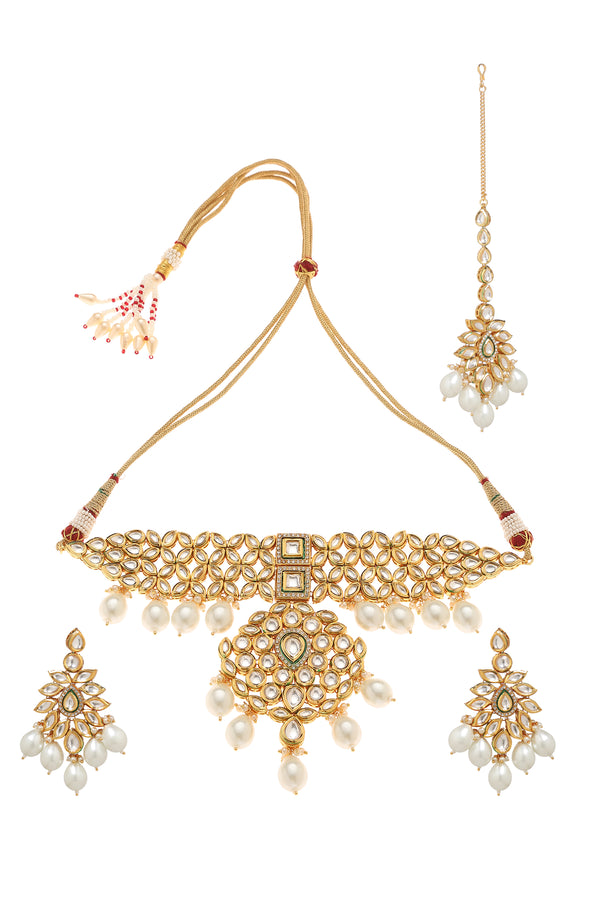 Minaki Shaffan Kundan Choker Set
