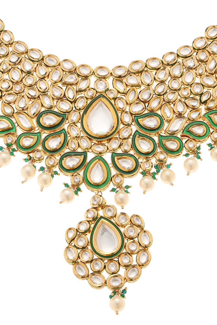 Minaki Shahnaz Kundan Set