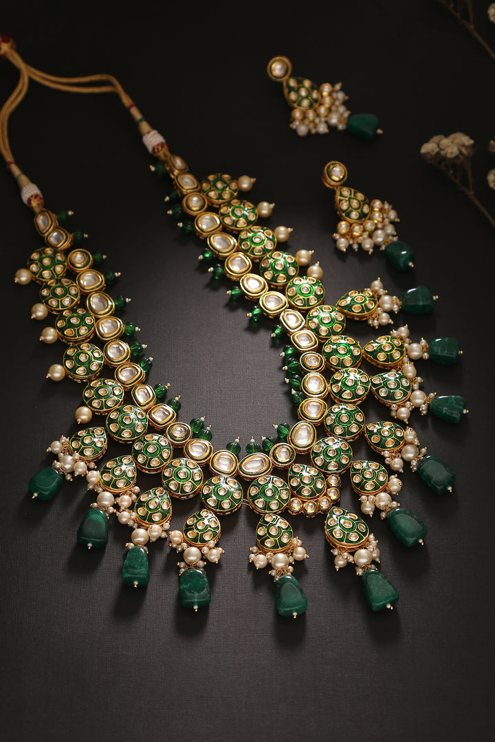 Minaki Anmol Kundan Set-Long