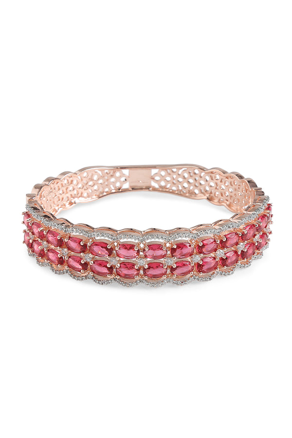 Minaki Ruby Pink Bracelet