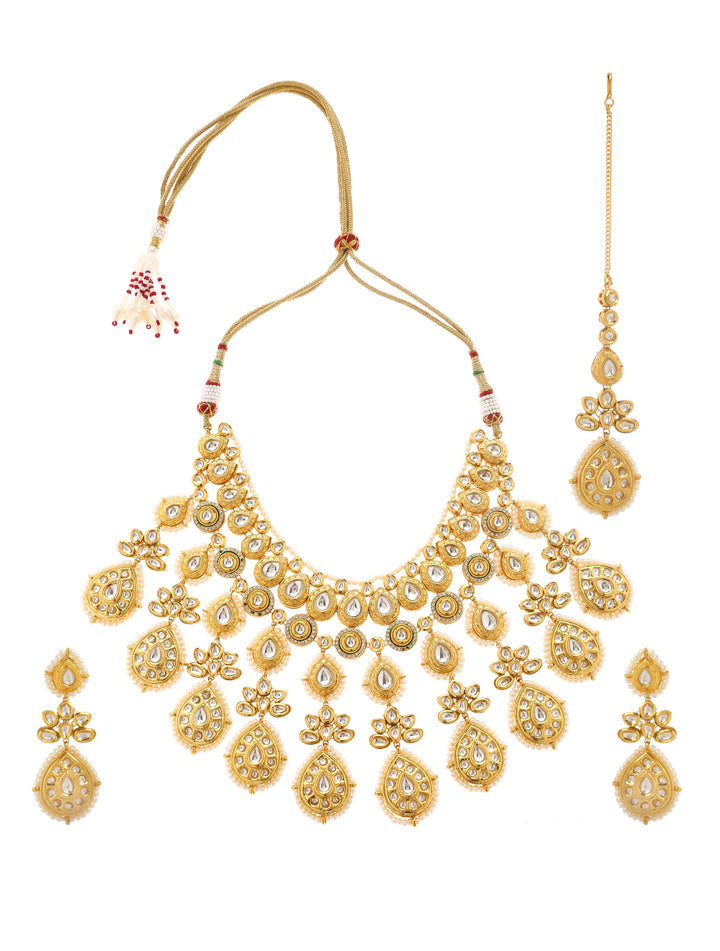 Minaki Sazwa Bridal Kundan Set