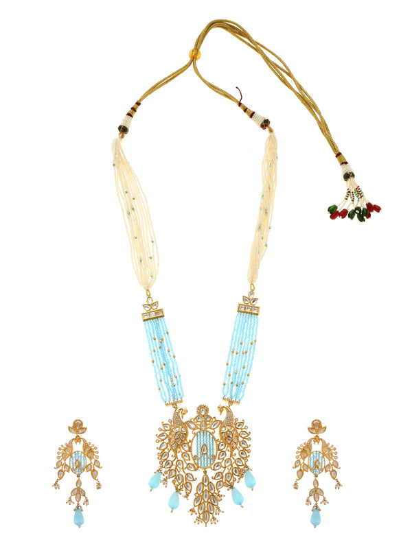 Minaki Mayur Kundan Set