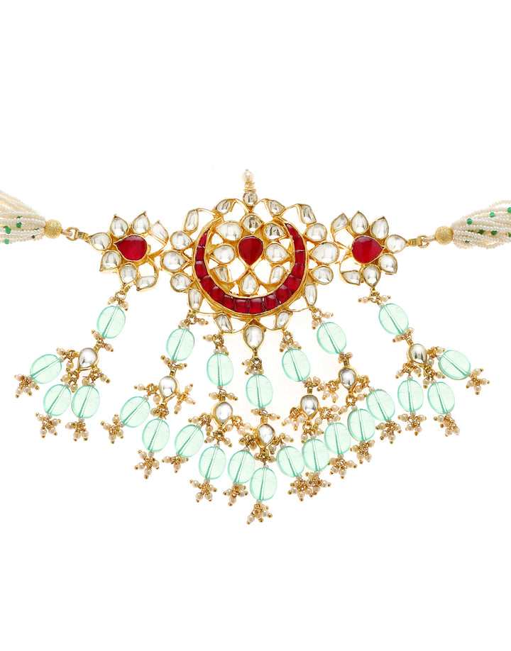 Minaki Chand Kundan Choker Set