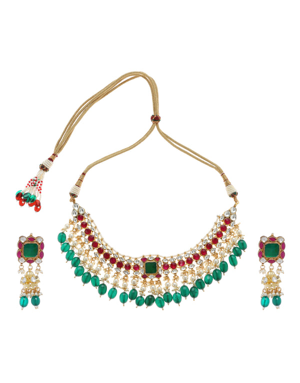Minaki Azeez Kundan Choker Set