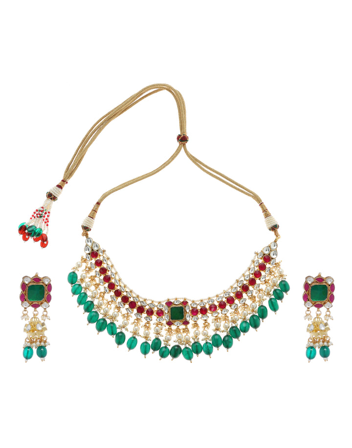 Minaki Azeez Kundan Choker Set