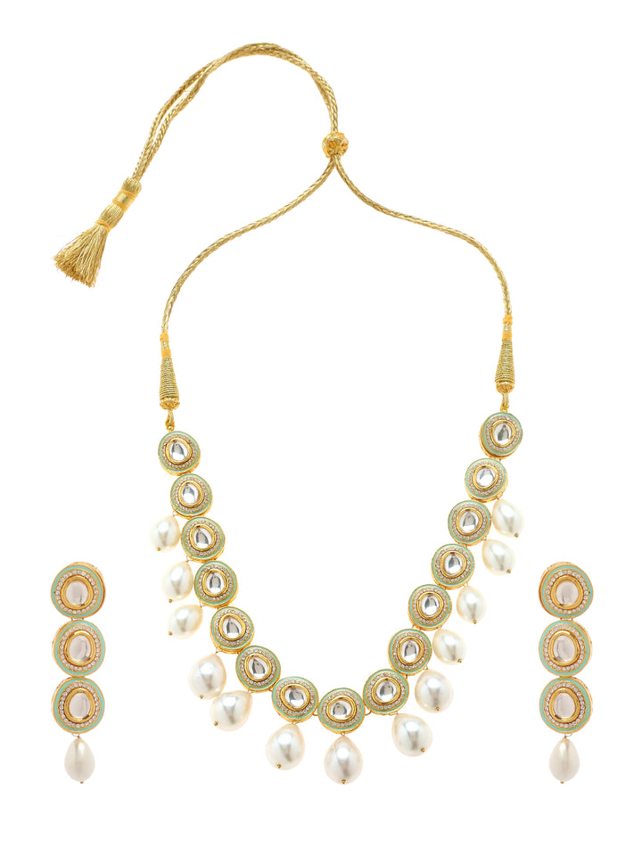 Minaki Hina Kundan Set 