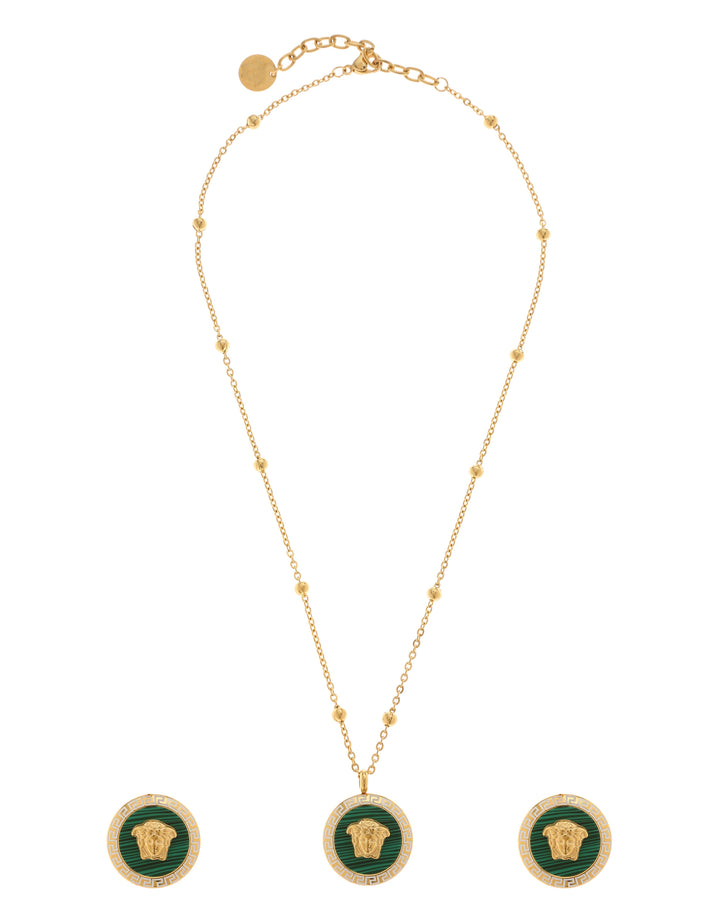 Minaki Pendant Set with Medusa Motif