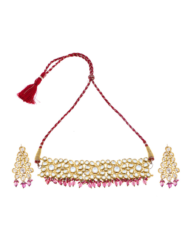 Minaki Aishani Kundan Choker Set