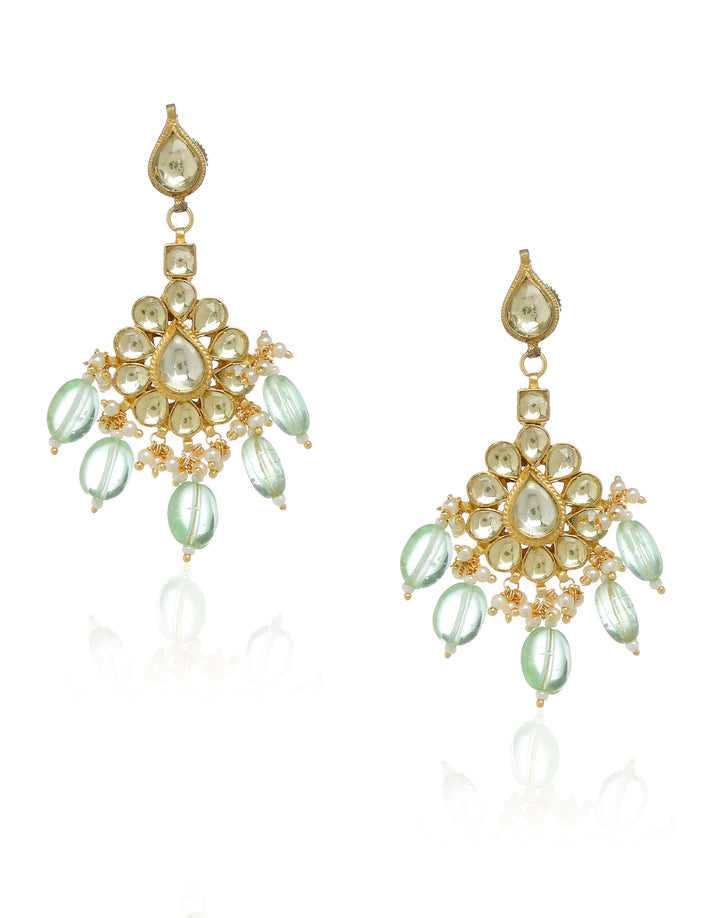 Minaki Antique Pachi Kundan Set