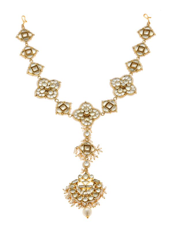Floral Sheeshphool - Teeka