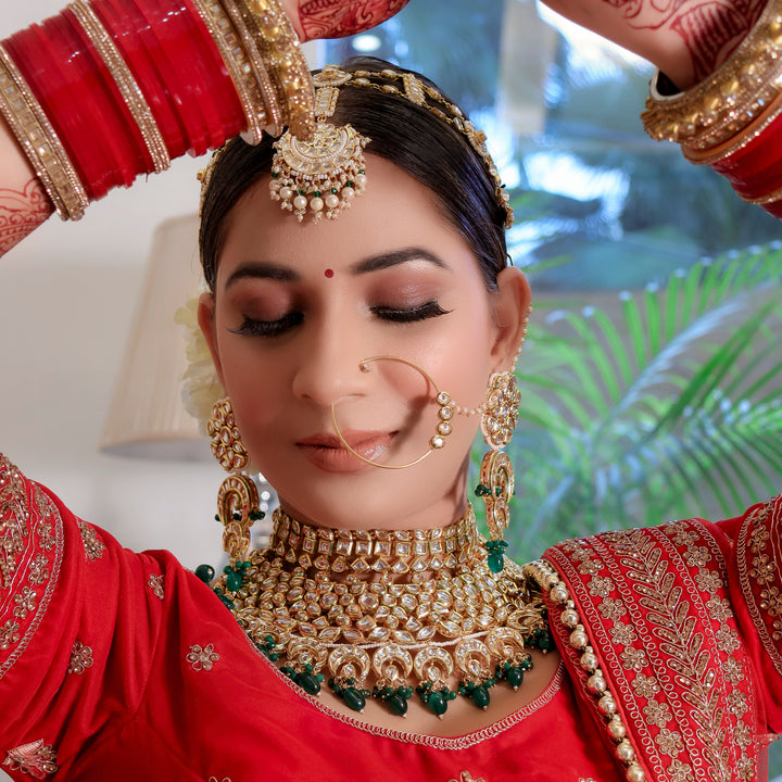 Minaki Dulhan Kundan Set