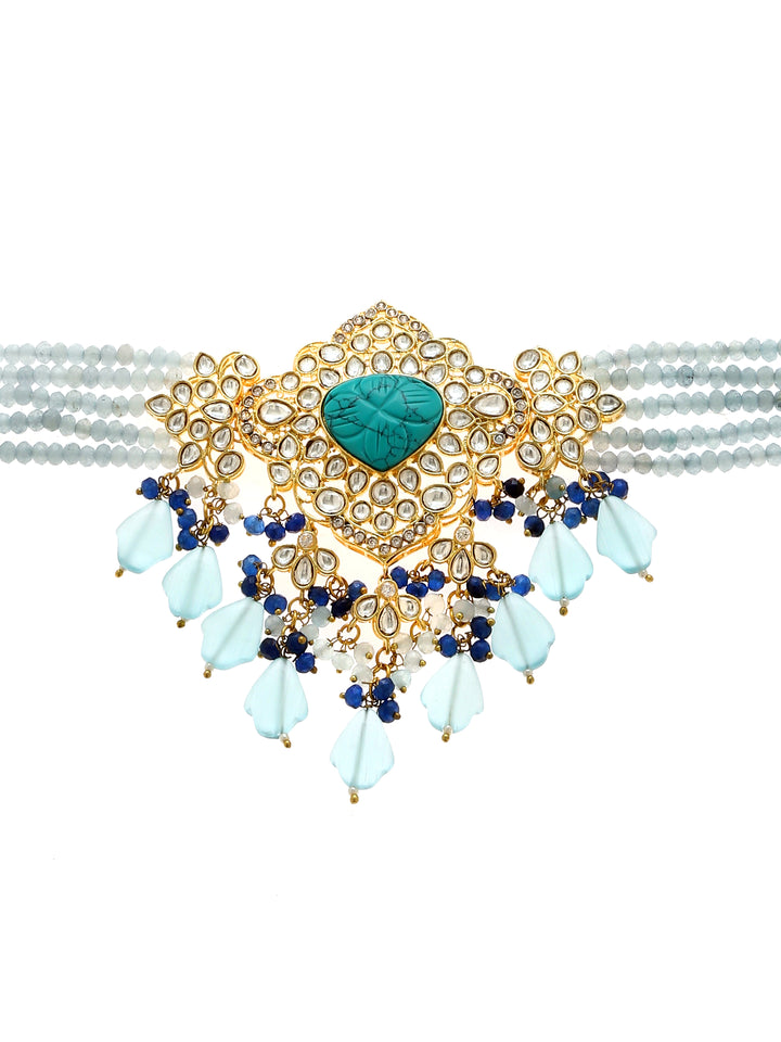 Minaki Firoza Choker Set