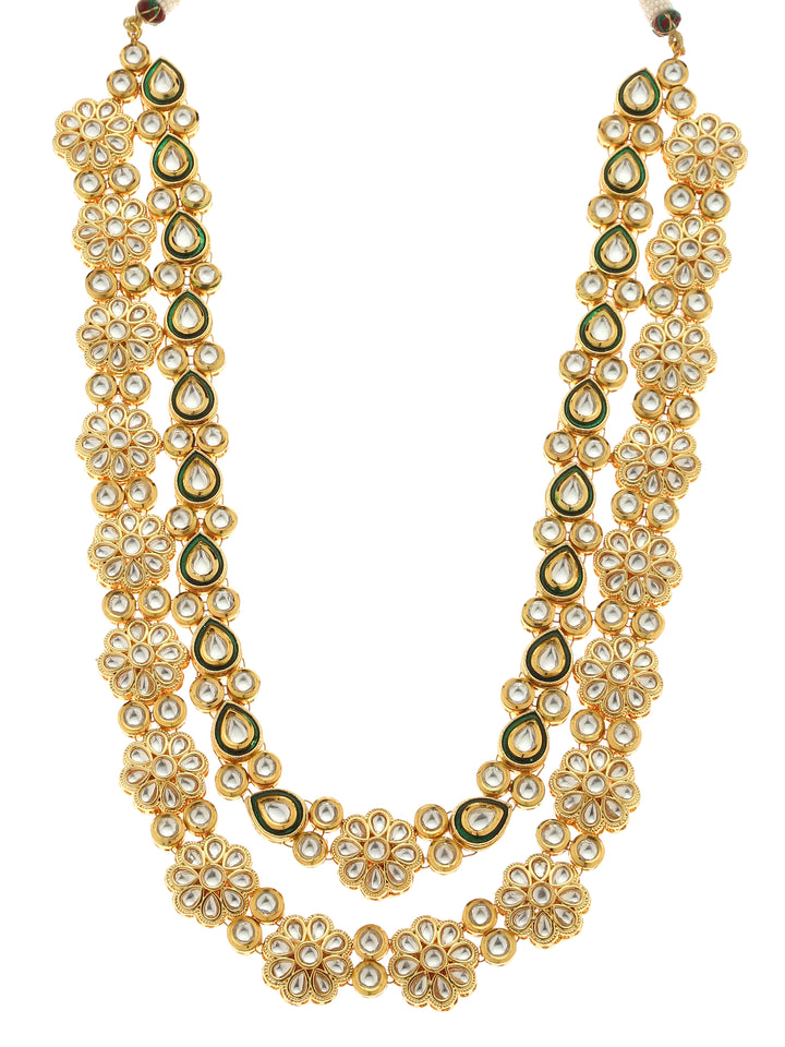 Minaki Nargis Layered Kundan Set