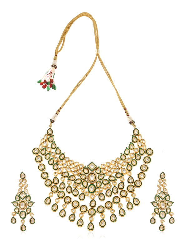 Minaki Rukhmani Bridal Kundan Set
