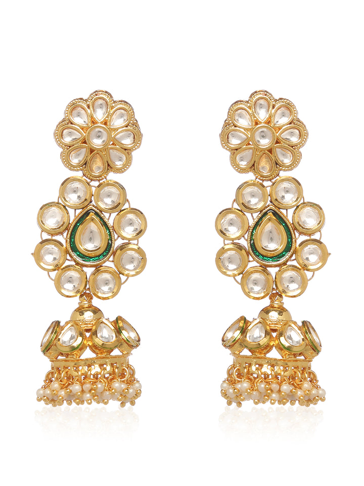 Minaki Nargis Layered Kundan Set