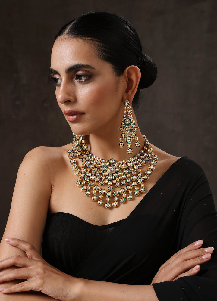 Minaki Rukhmani Bridal Kundan Set