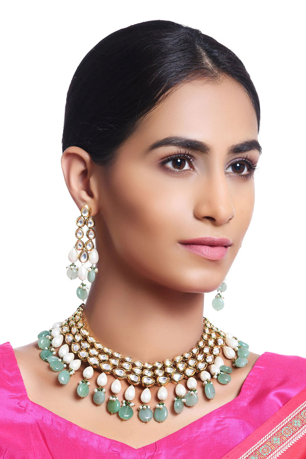 Milani Alayna Kundan Choker Set