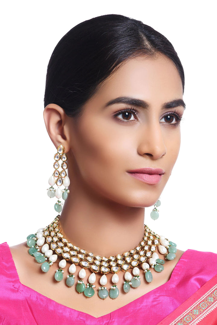 Milani Alayna Kundan Choker Set