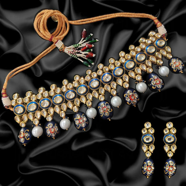 Minaki Nilofar Kundan Choker Set