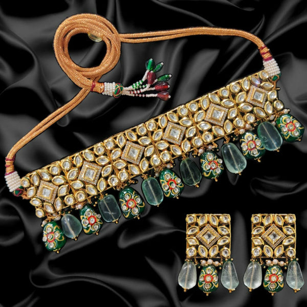 Minaki Harita Kundan Choker Set
