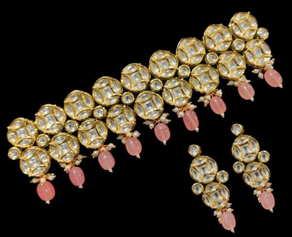 Minaki Rosa Kundan Choker Set