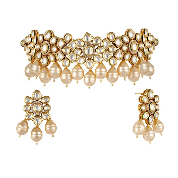 Minaki Yasmeen Kundan Choker Set