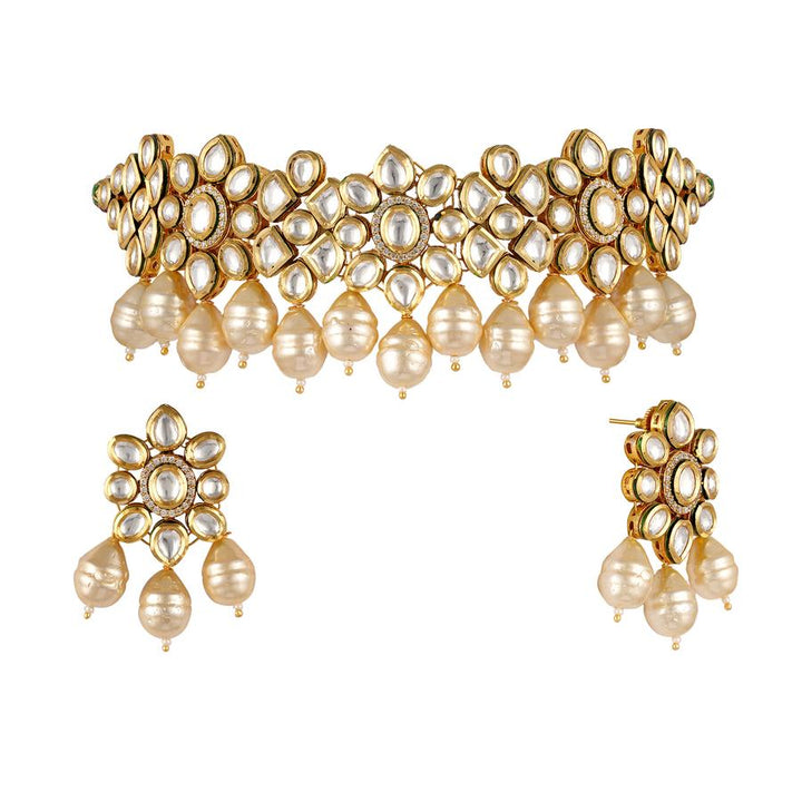 Minaki Yasmeen Kundan Choker Set